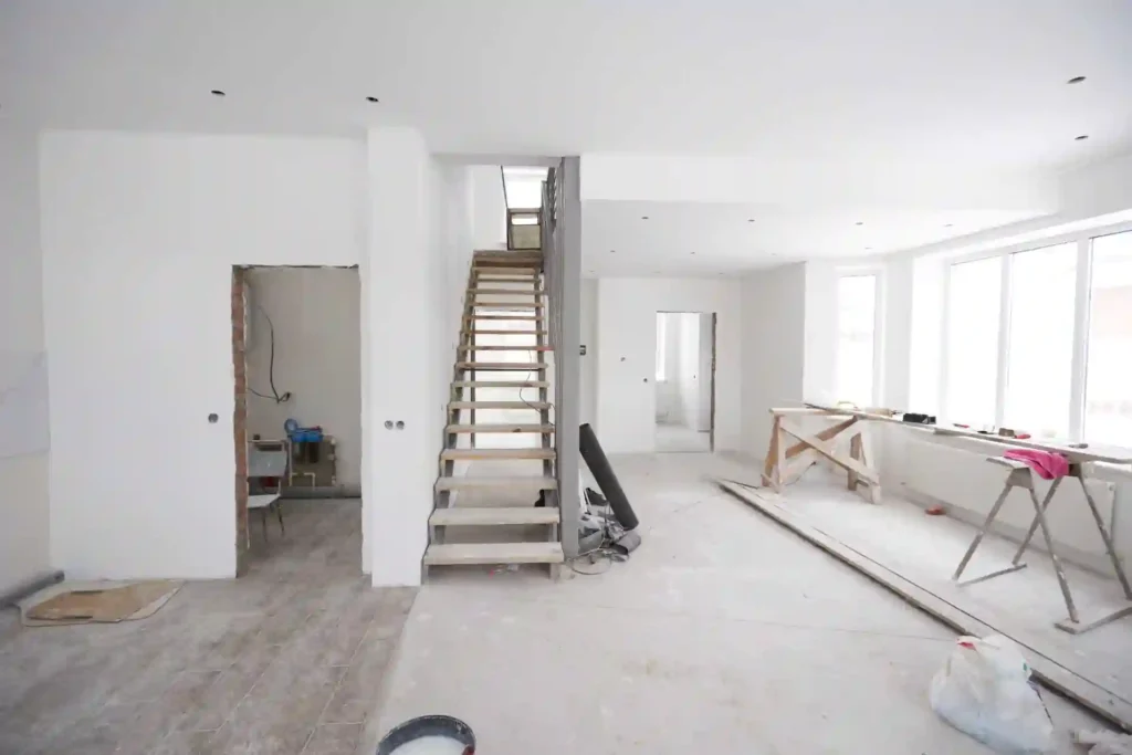 Vivienda en construcción para explicar las fases de una hipoteca autopromotor