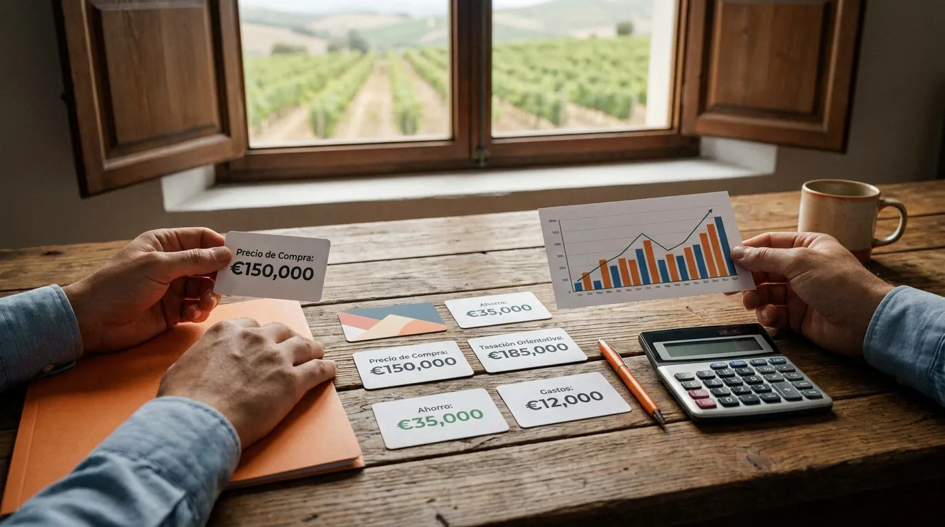 Revisión del ahorro, precio y posible tasación de una compra