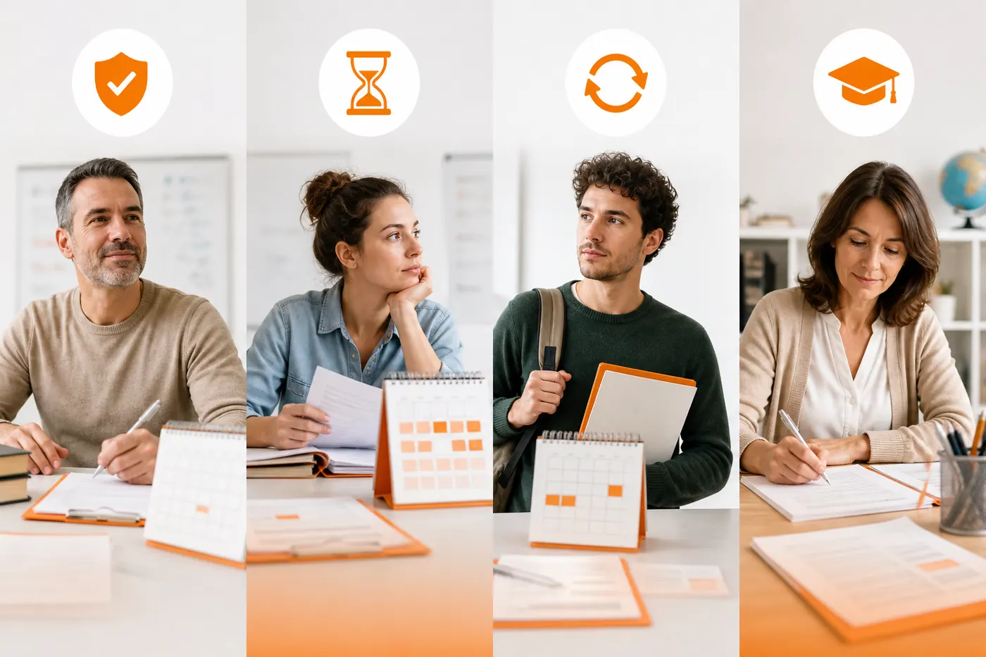 Diferencias de perfil laboral docente en un estudio hipotecario.