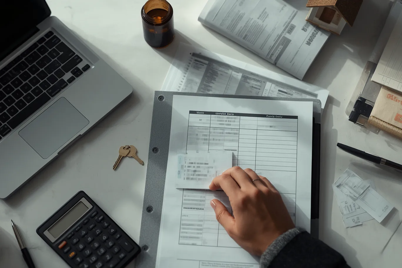 Documentación revisada en un preestudio hipotecario.
