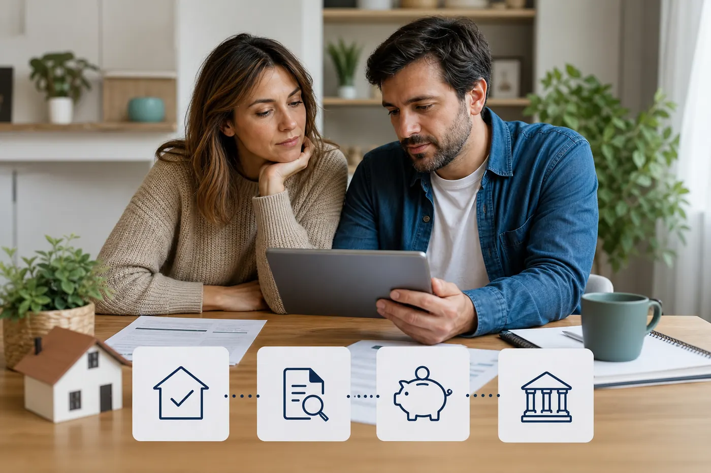 Proceso para preparar la financiación de una vivienda protegida.
